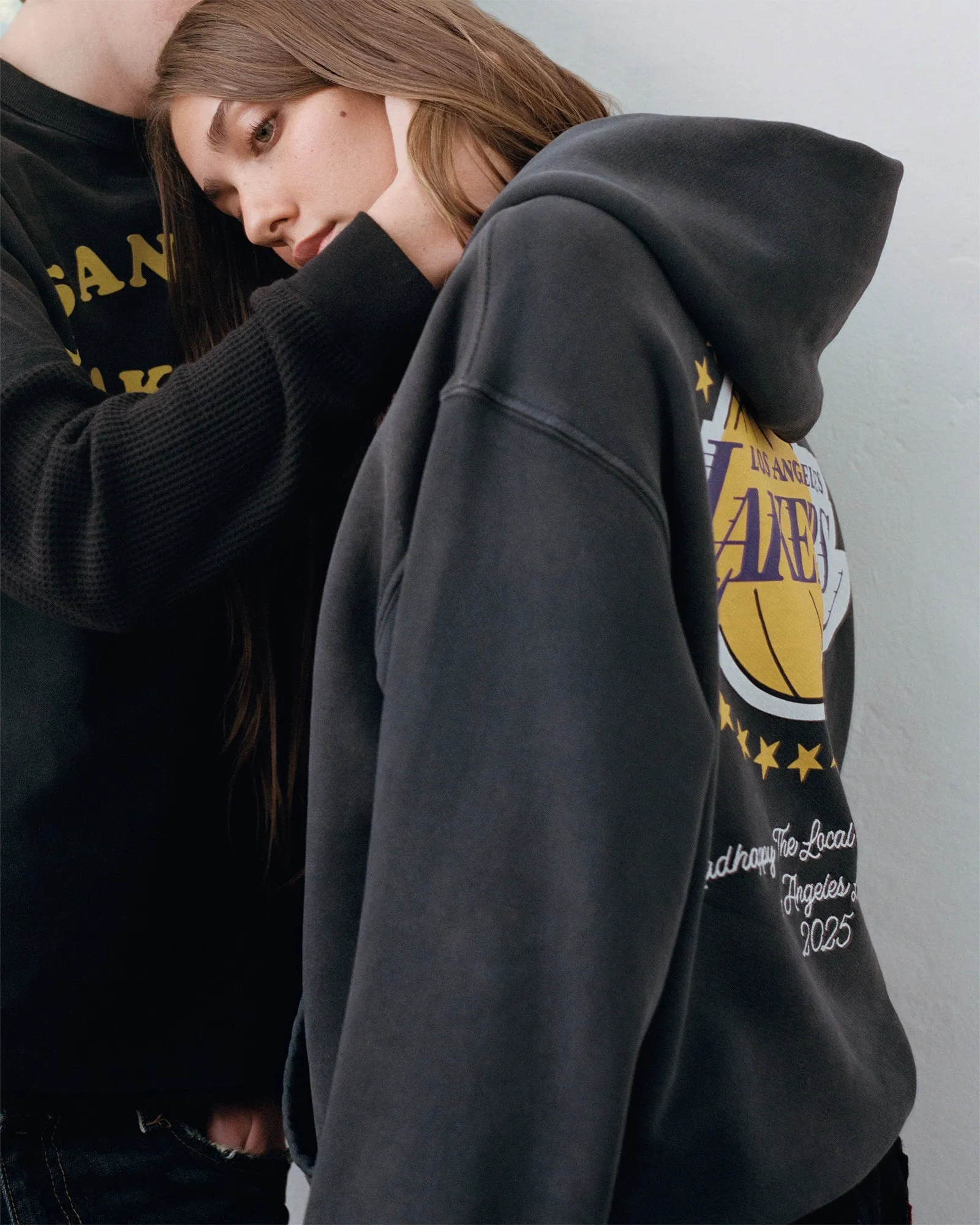 Lakers Stars Fleece Hoodie sold by Madhappy product image thumbnail 4