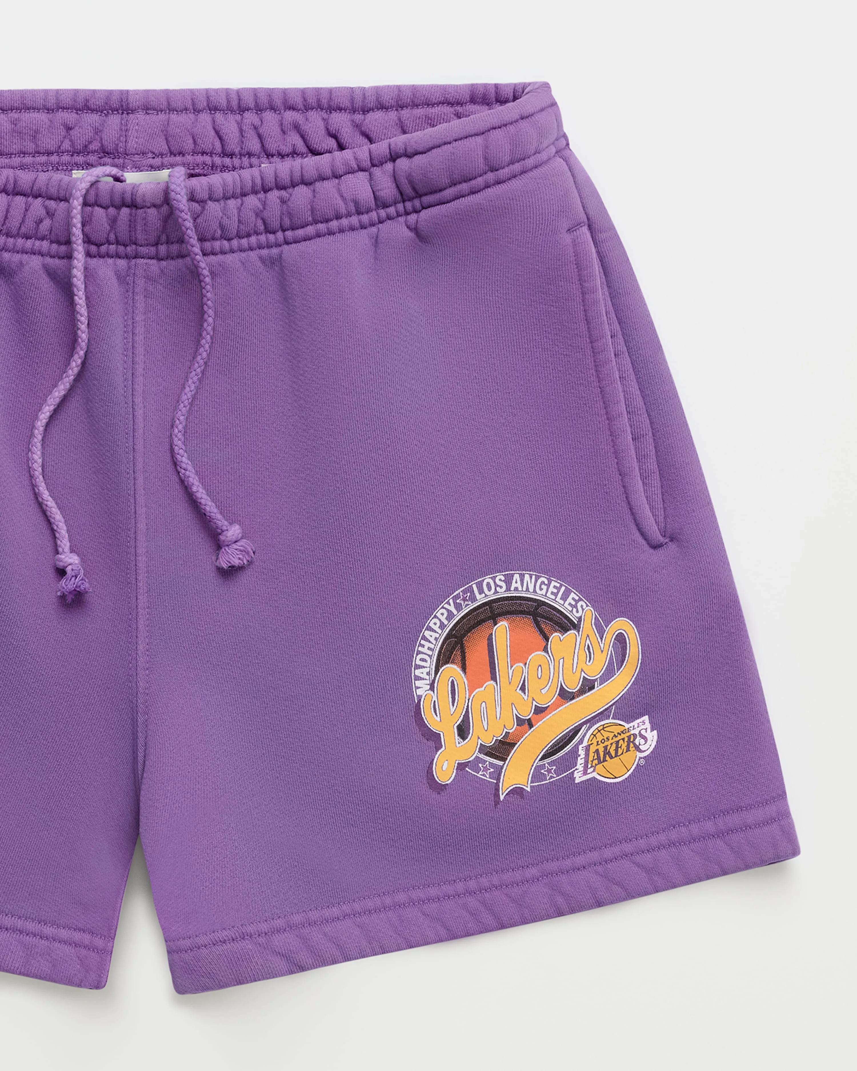 Lakers Basketball Fleece Short sold by Madhappy product image thumbnail 2