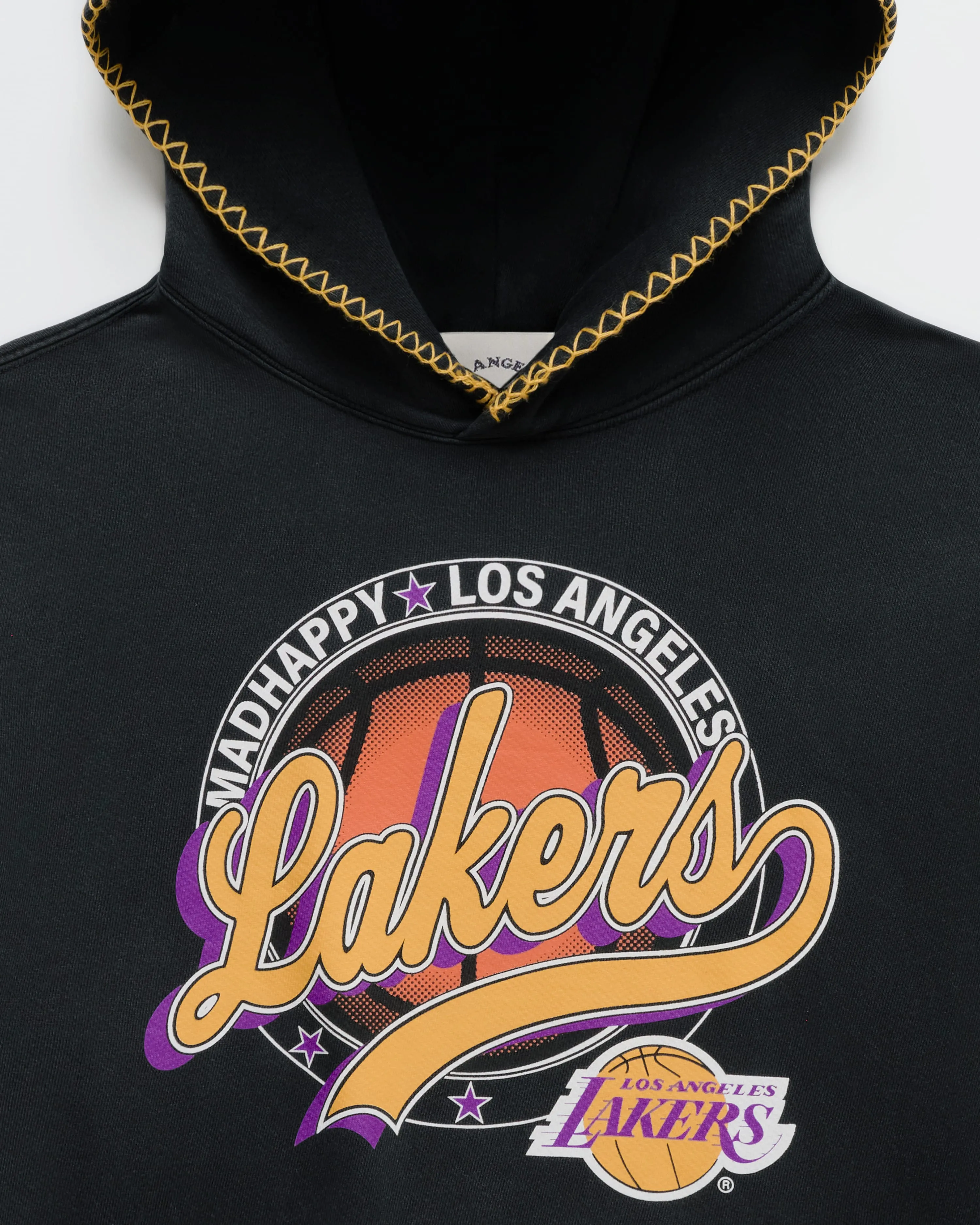 Lakers Basketball Fleece Hoodie sold by Madhappy product image thumbnail 2