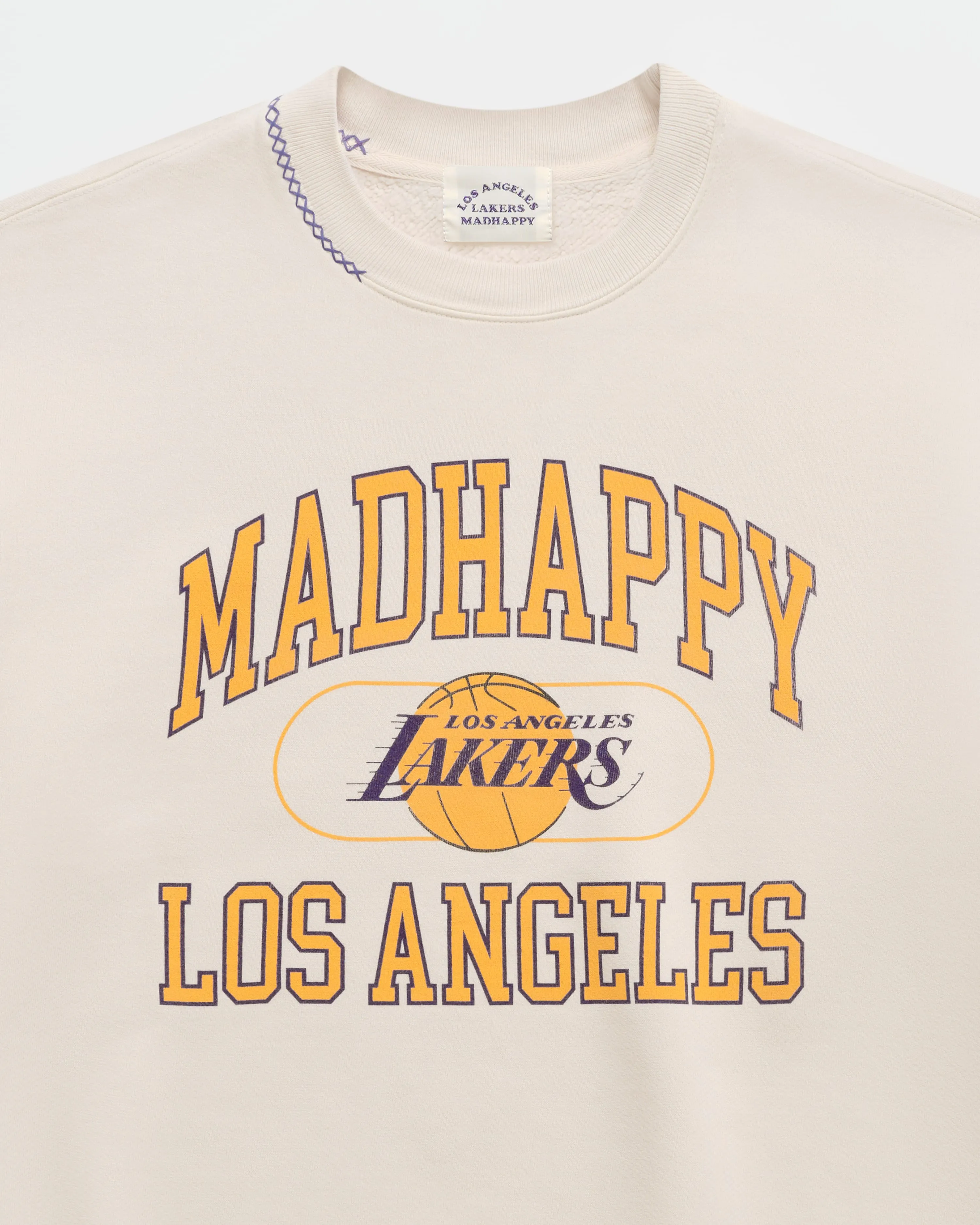 Lakers Fleece Crewneck sold by Madhappy product image thumbnail 2