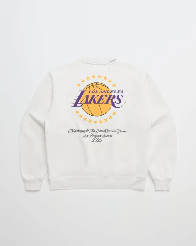 Lakers Stars Fleece Crewneck sold by Madhappy