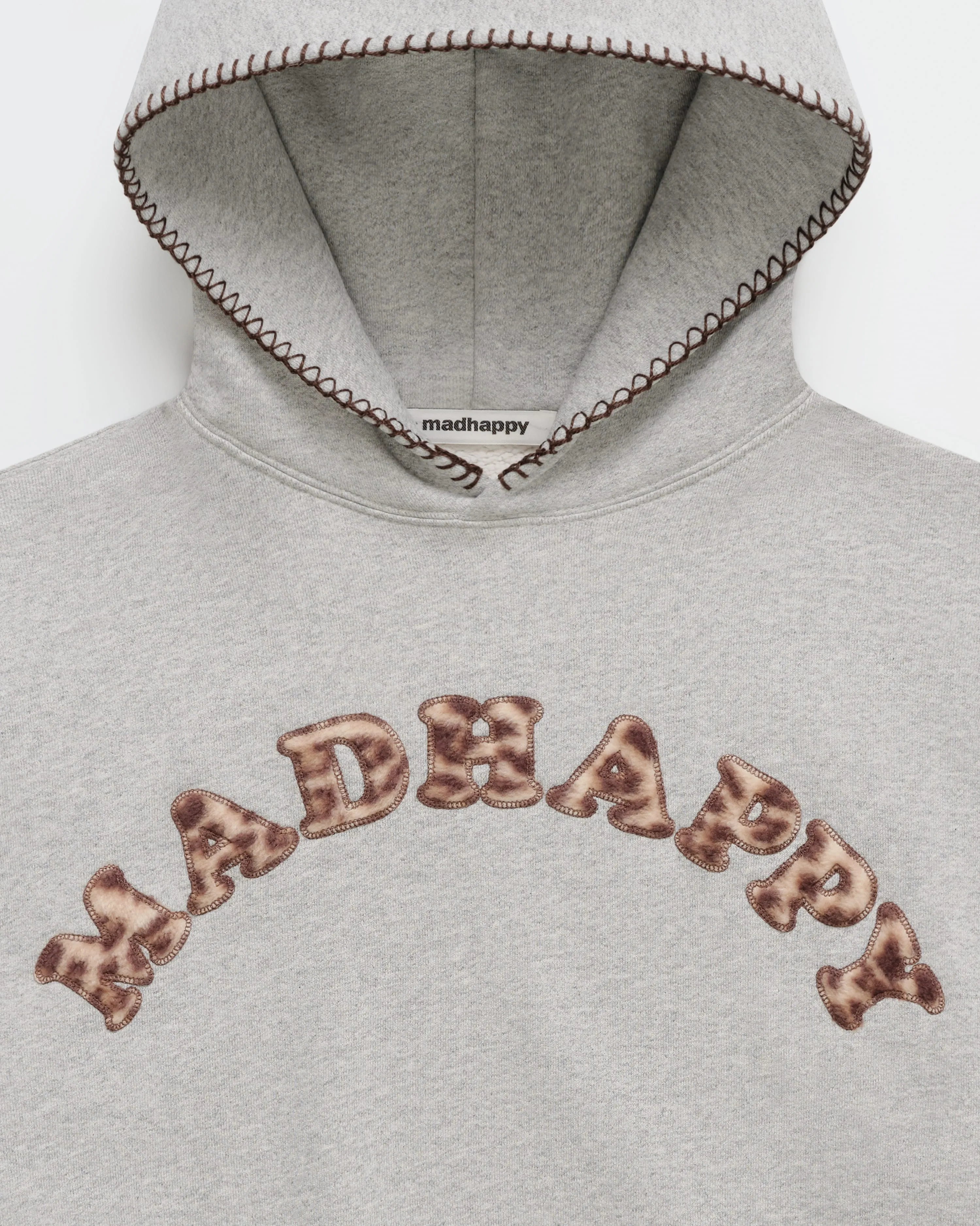 Leopard Appliqué Cooper Fleece Hoodie sold by Madhappy product image thumbnail 2