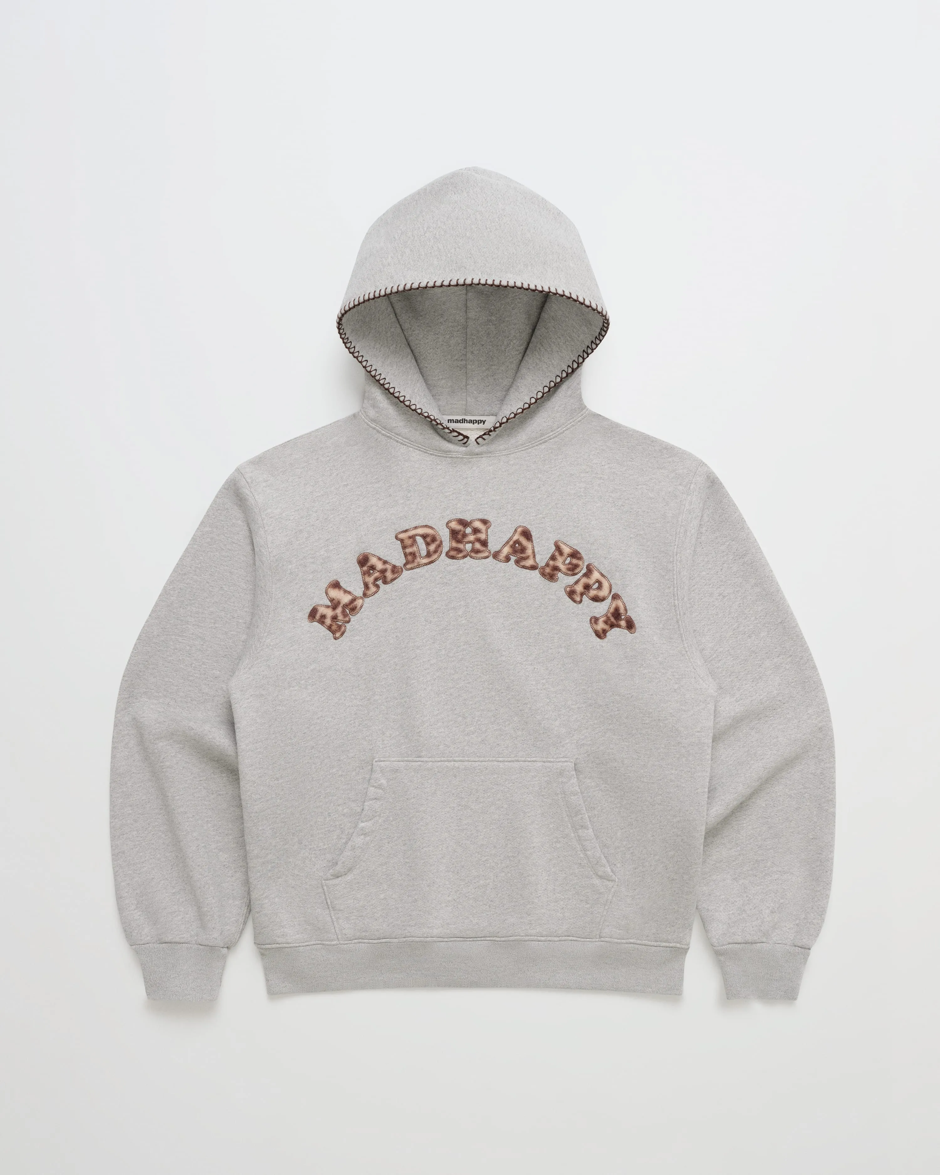 Leopard Appliqué Cooper Fleece Hoodie sold by Madhappy