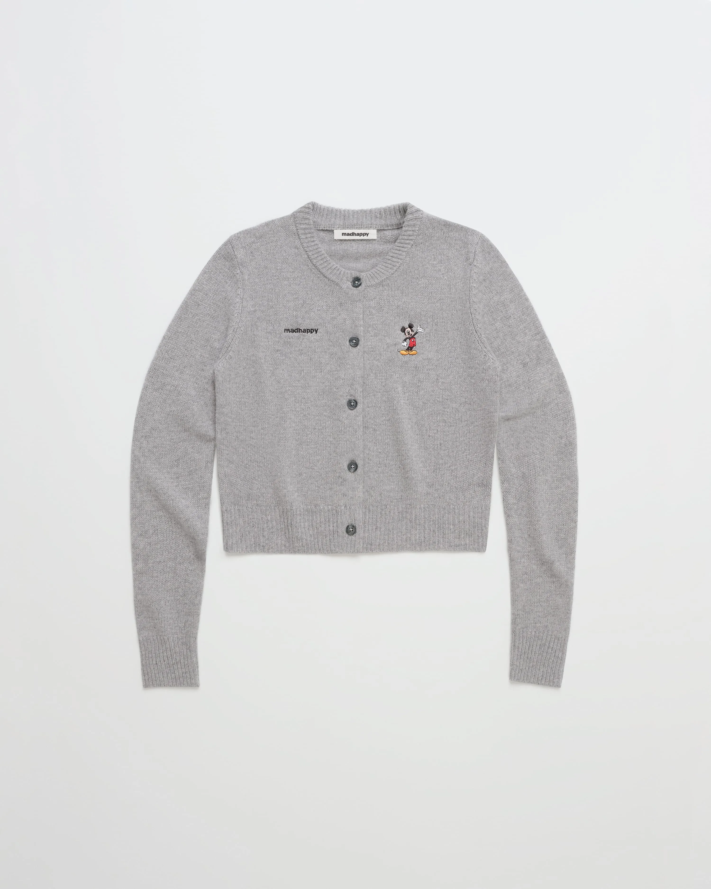 Mickey Mouse Knit Cardigan sold by Madhappy