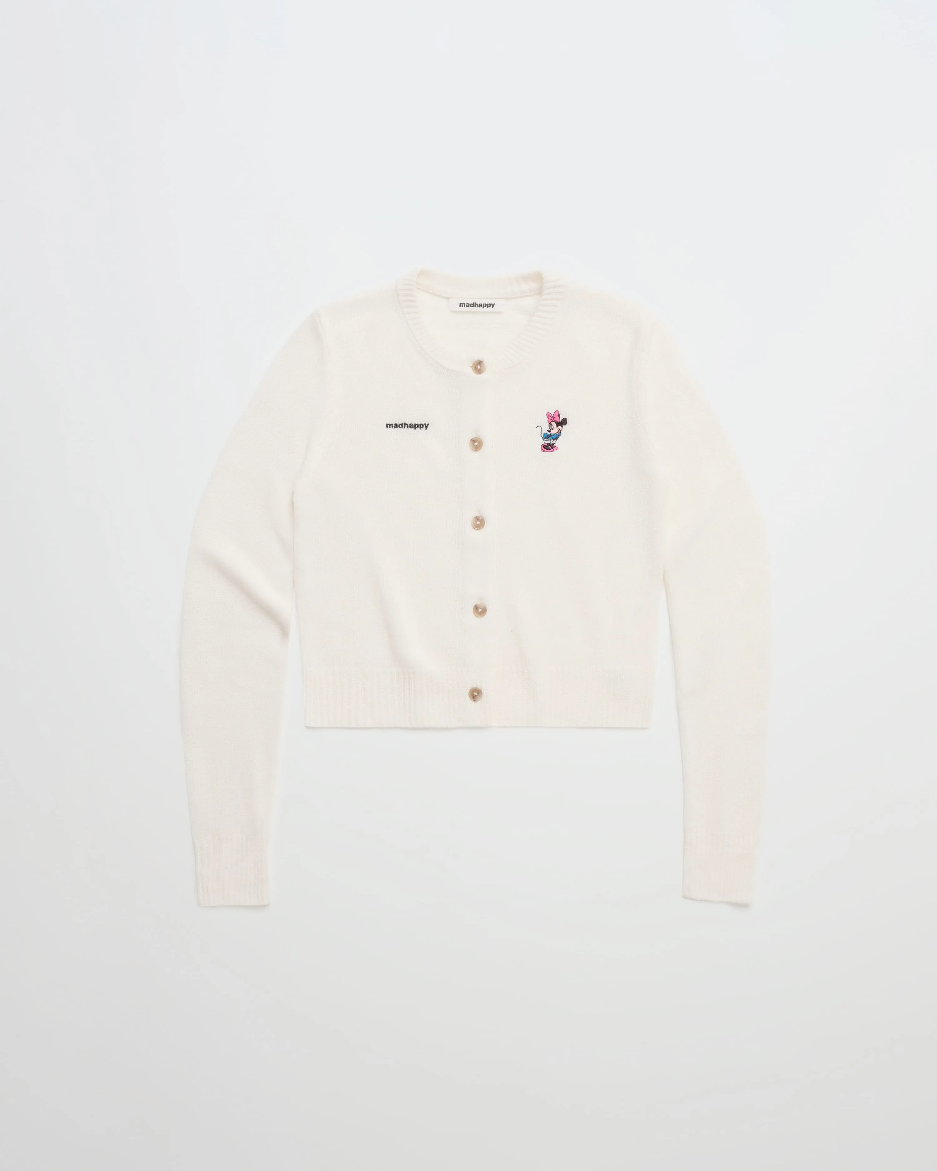 Minnie Mouse Knit Cardigan sold by Madhappy