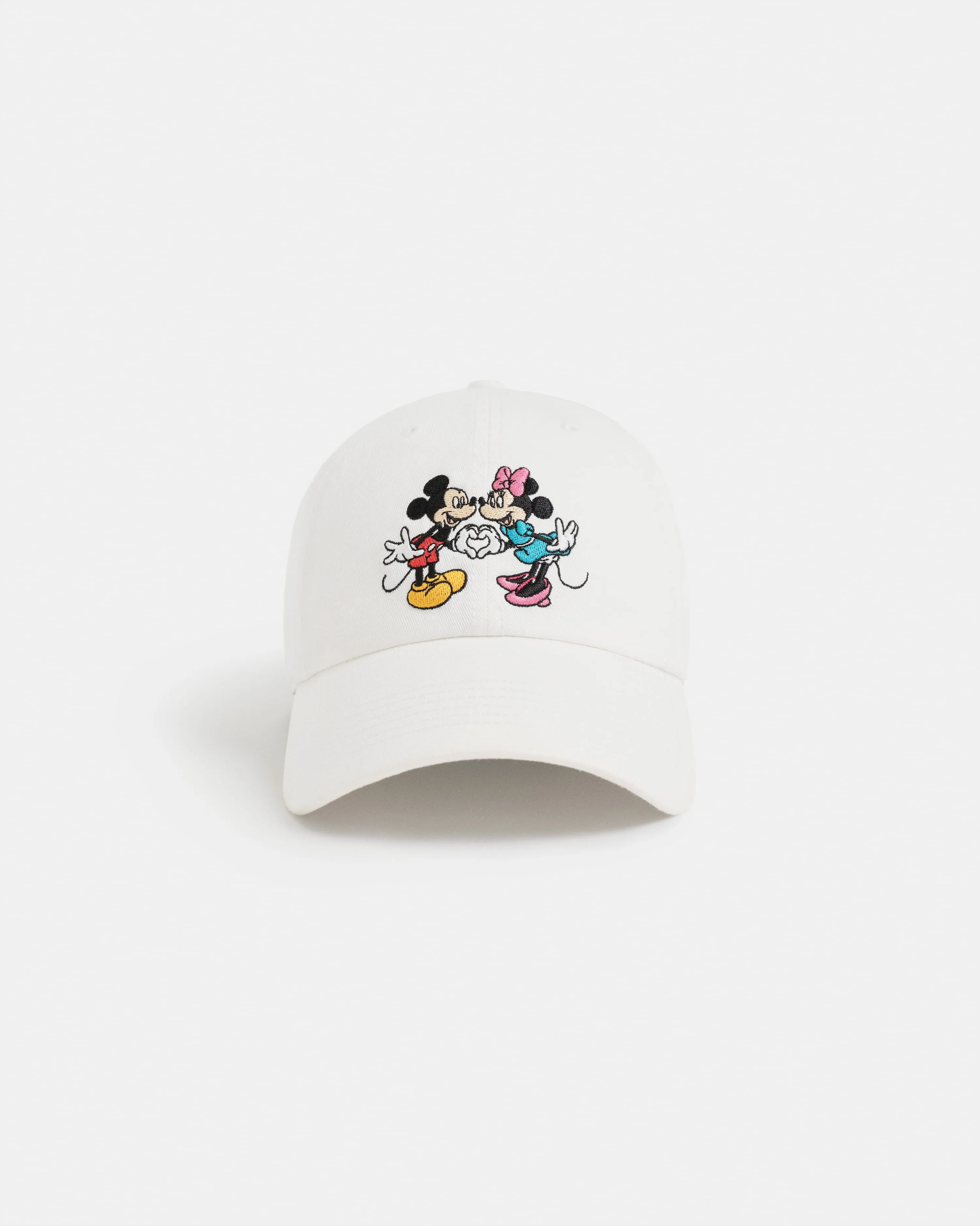 Mickey Mouse and Minnie Mouse Heart Dad Hat sold by Madhappy