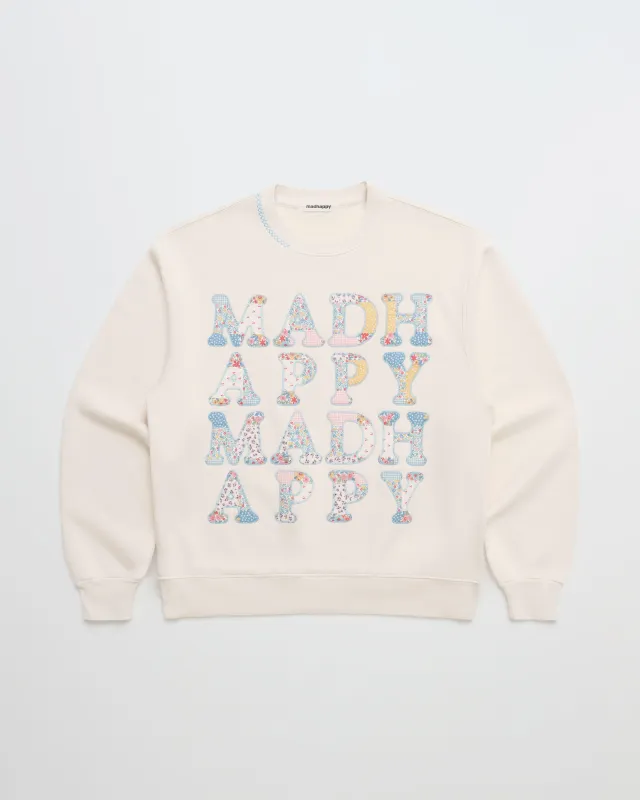 Patchwork Fleece Crewneck sold by Madhappy