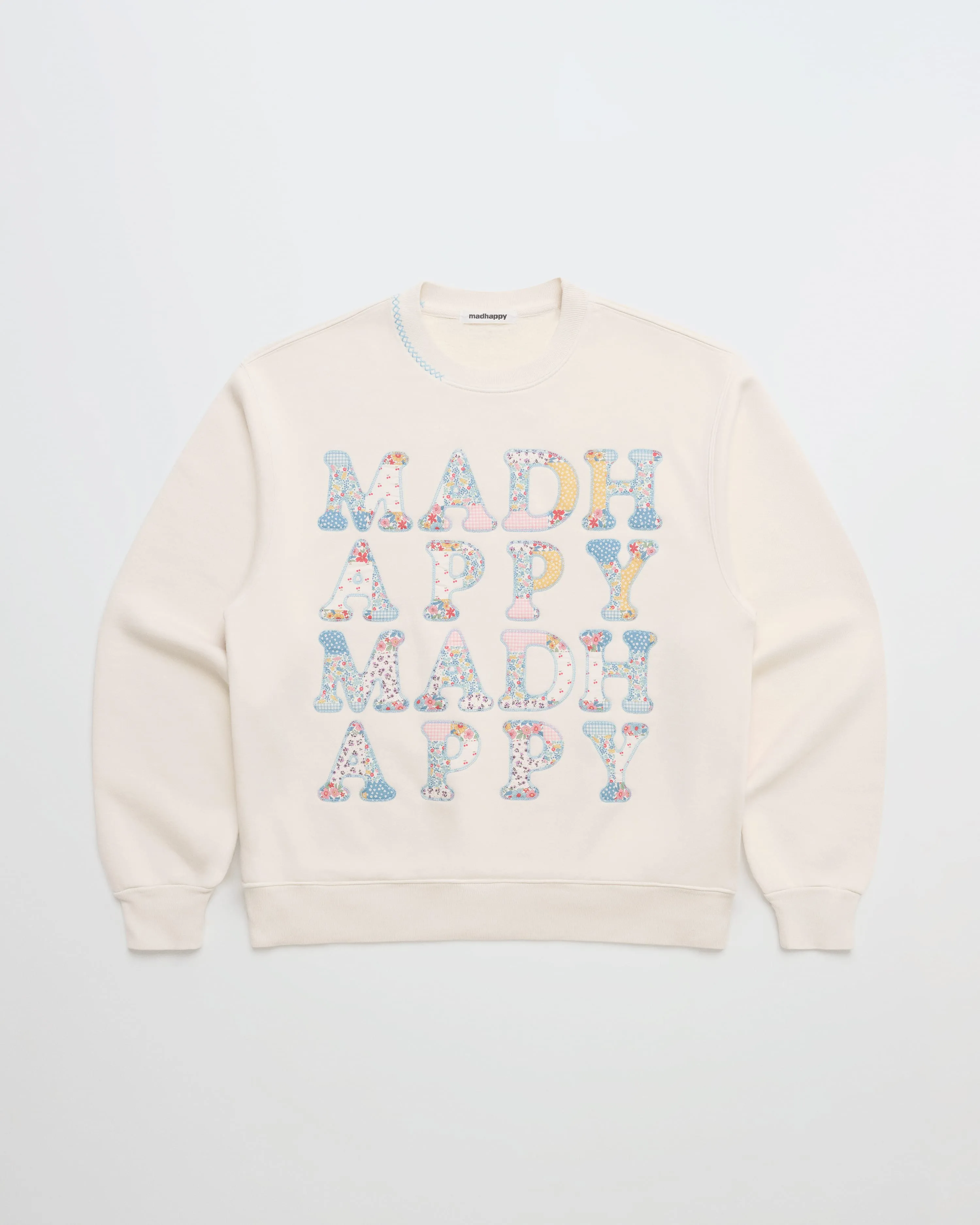 Patchwork Fleece Crewneck sold by Madhappy