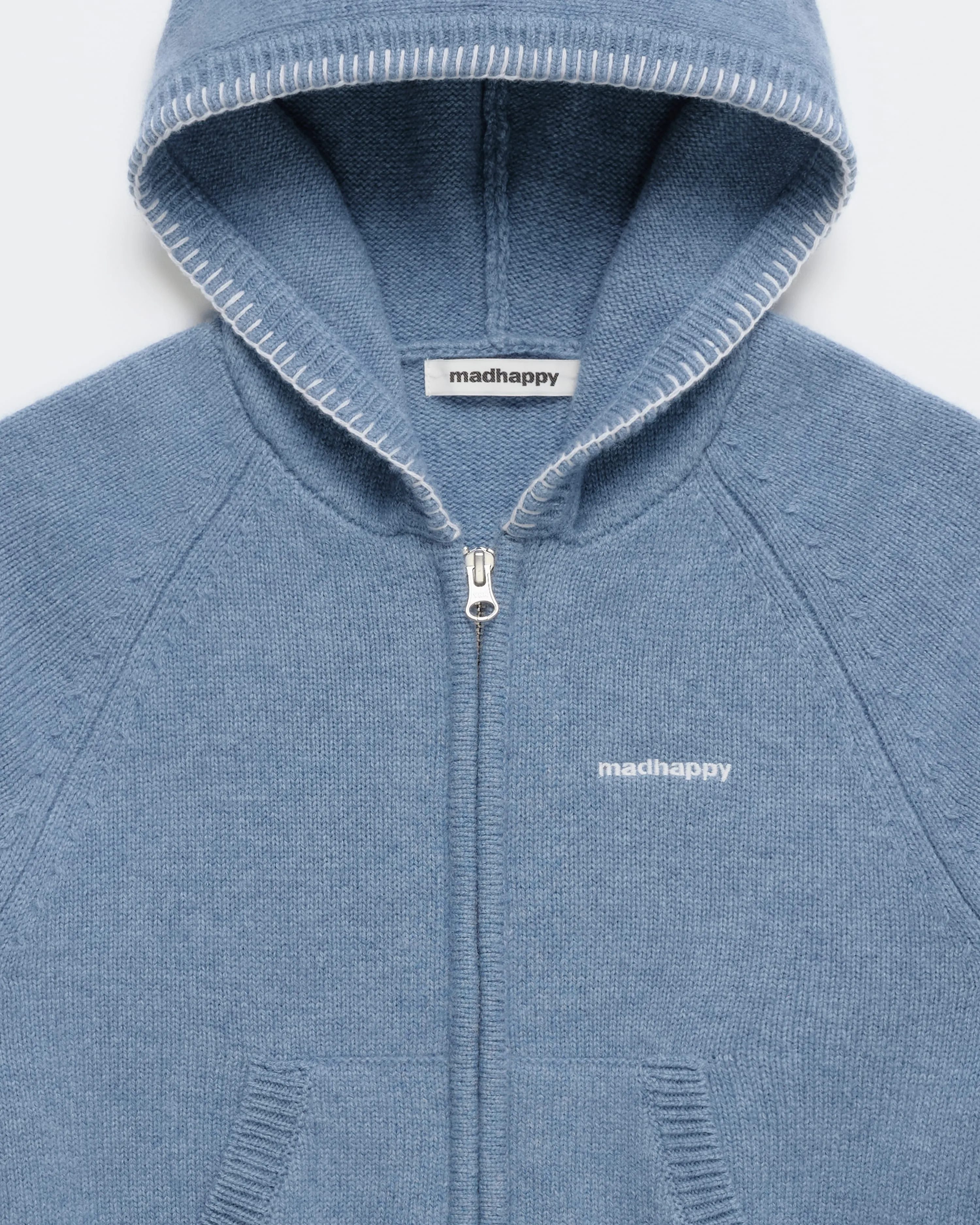 Fuzzy Sweater Full Zip Hoodie sold by Madhappy product image thumbnail 2