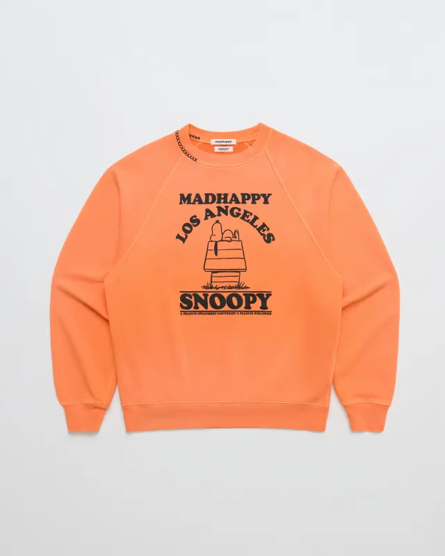 Snoopy Raglan Crewneck sold by Madhappy