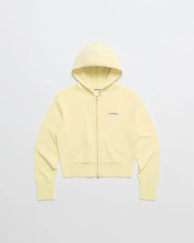 Classics Shrunken Sweater Full Zip Hoodie sold by Madhappy