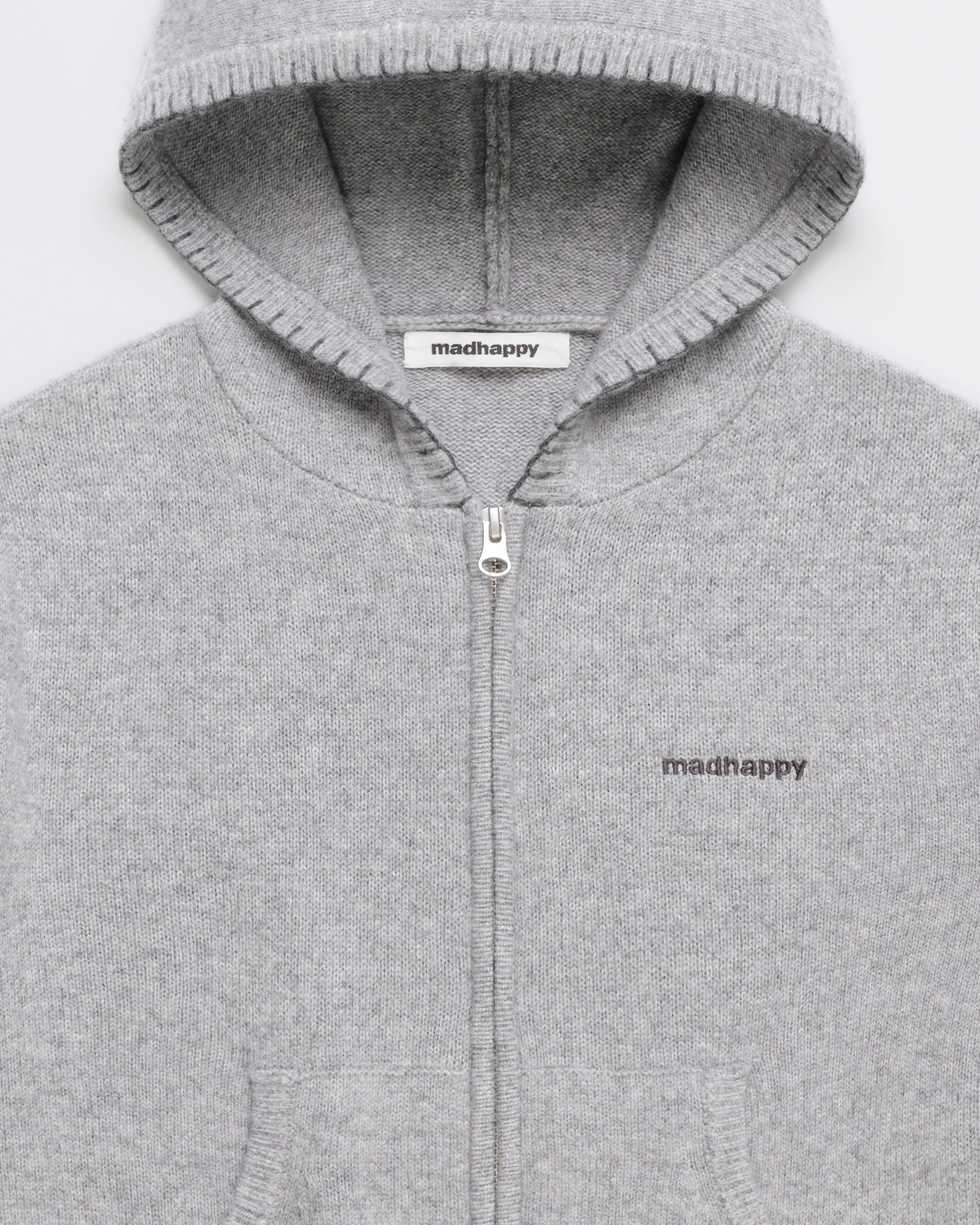 Classics Shrunken Sweater Full Zip Hoodie sold by Madhappy product image thumbnail 2