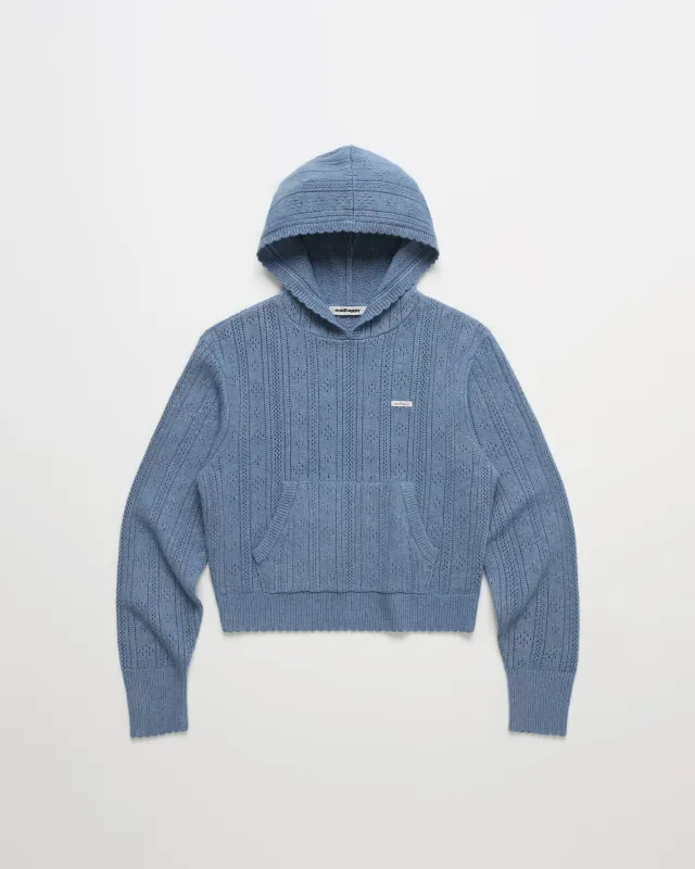 Pointelle Pullover Sweater Hoodie sold by Madhappy