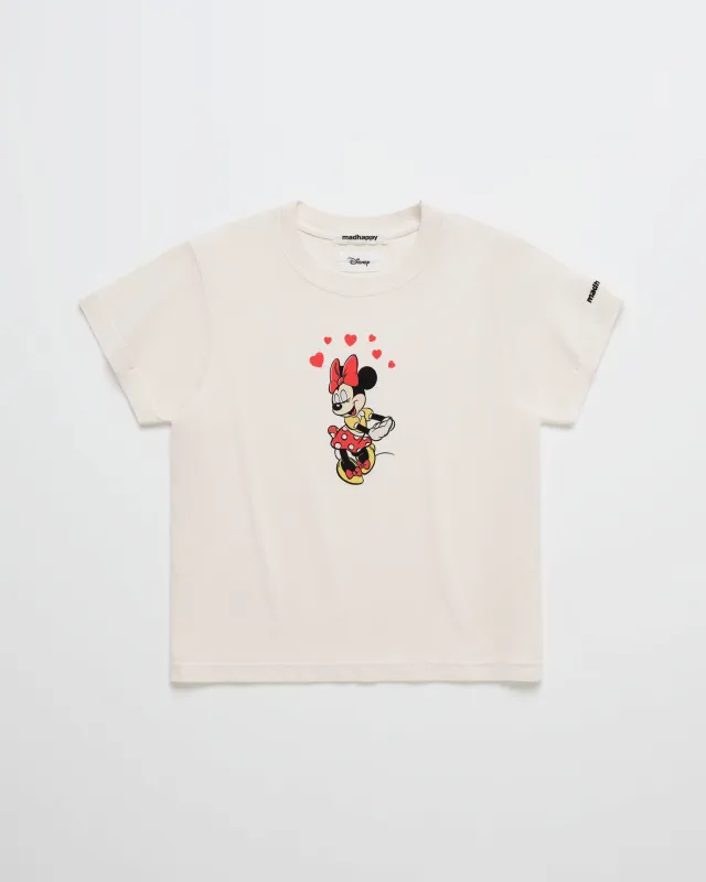 Minnie Mouse Hearts Shrunken Tee sold by Madhappy