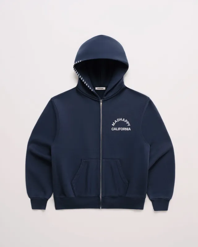 California Arch Fleece Zip Up sold by Madhappy