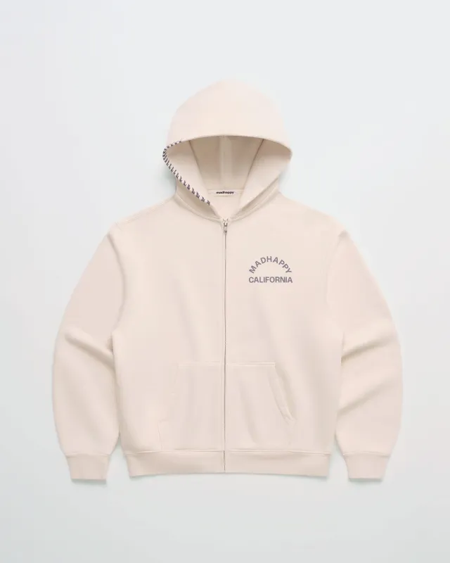 California Arch Fleece Zip Up sold by Madhappy