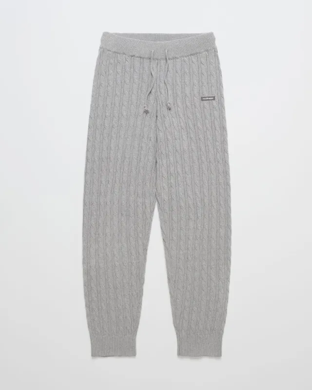 Classics Washed Cable Knit Straight Pant sold by Madhappy