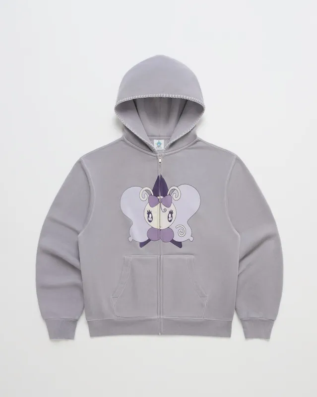 Madhappy & Friends Flutter Midweight Fleece Zip Up made by Madhappy