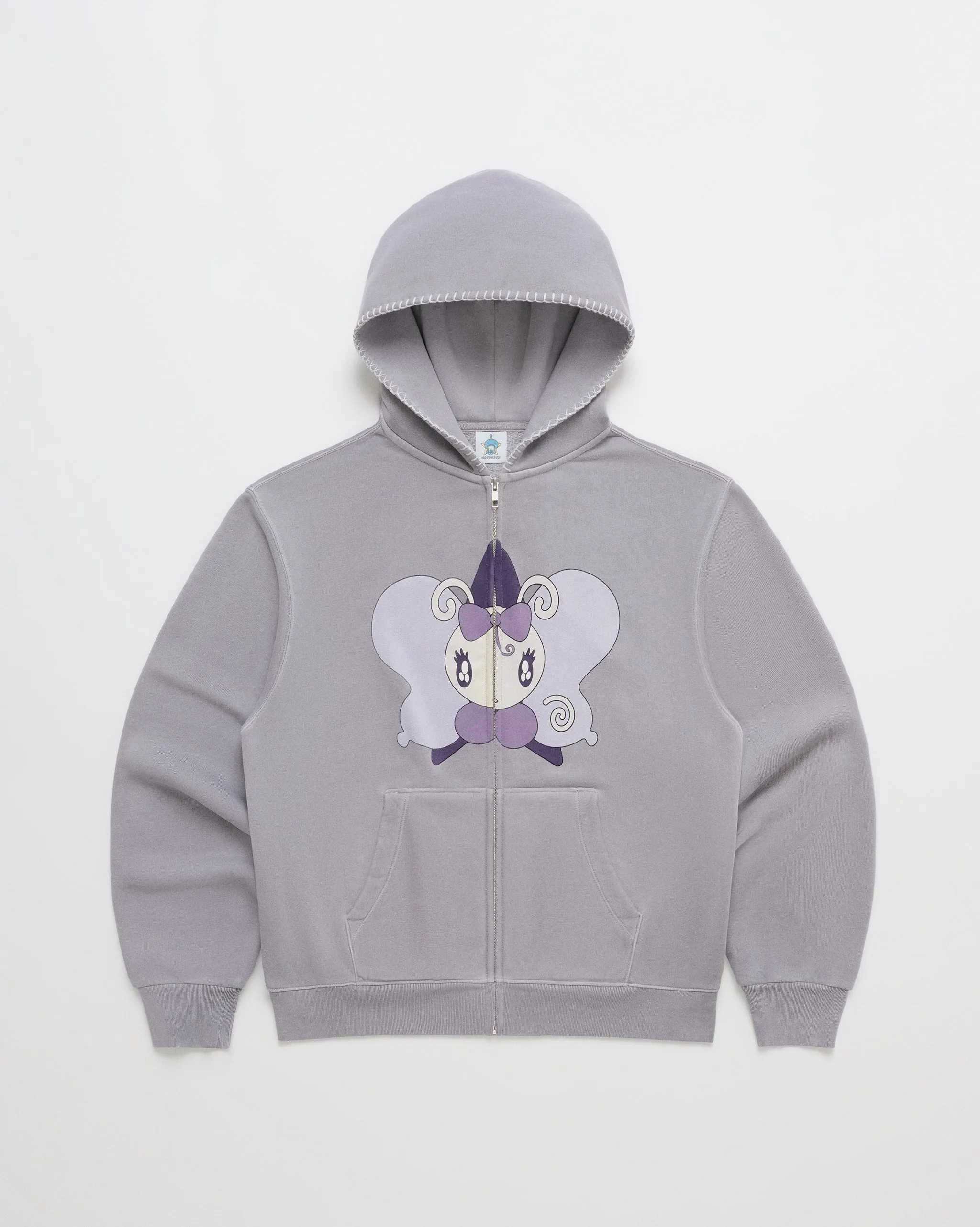 Madhappy & Friends Flutter Midweight Fleece Zip Up sold by Madhappy