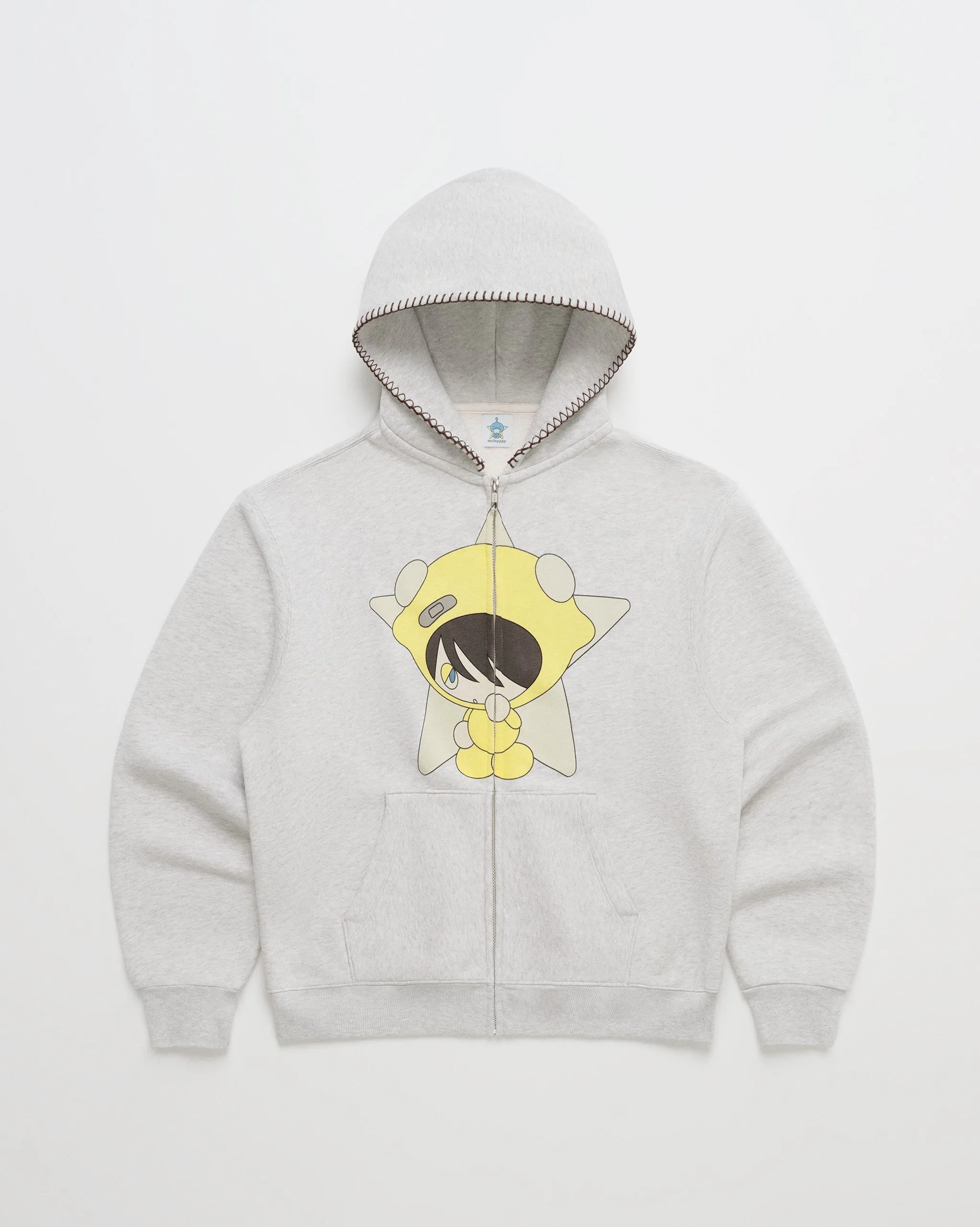 Madhappy & Friends Tartling Midweight Fleece Zip Up sold by Madhappy