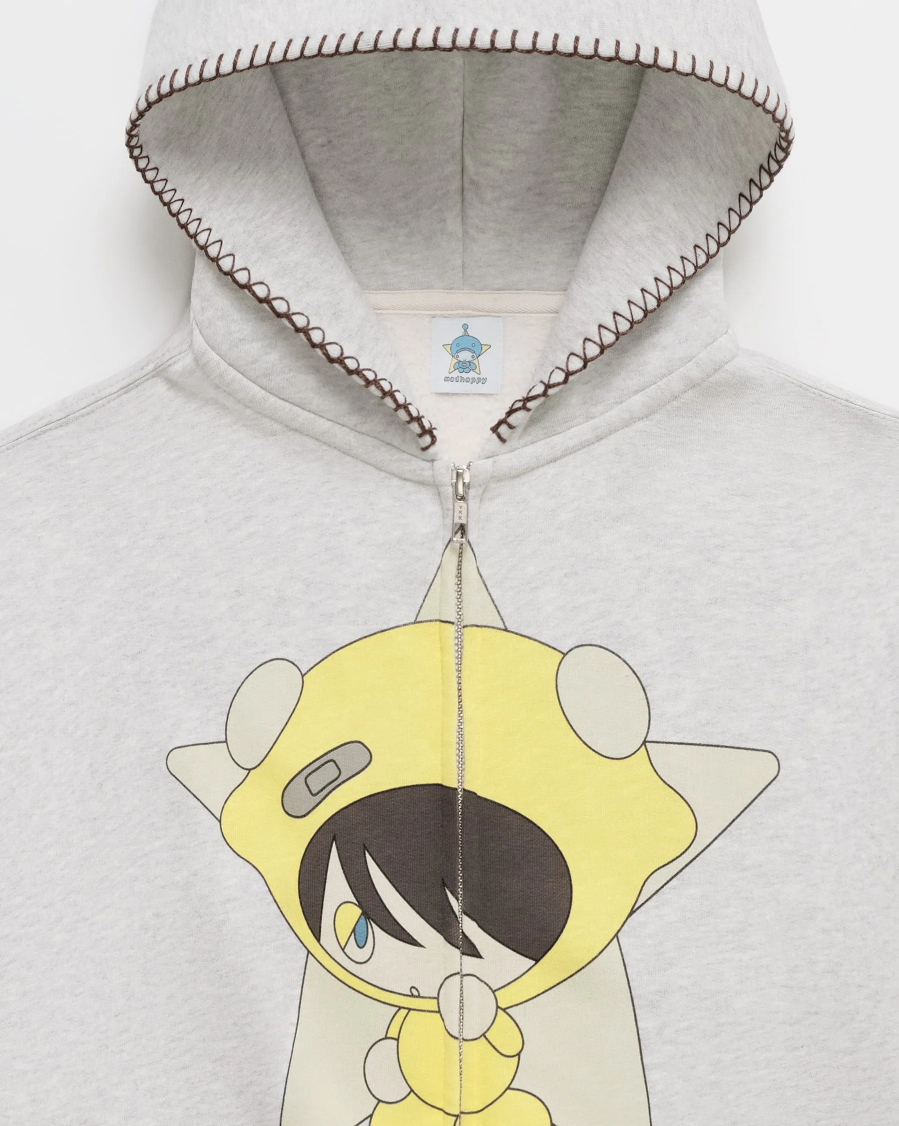 Madhappy & Friends Tartling Midweight Fleece Zip Up sold by Madhappy product image thumbnail 2