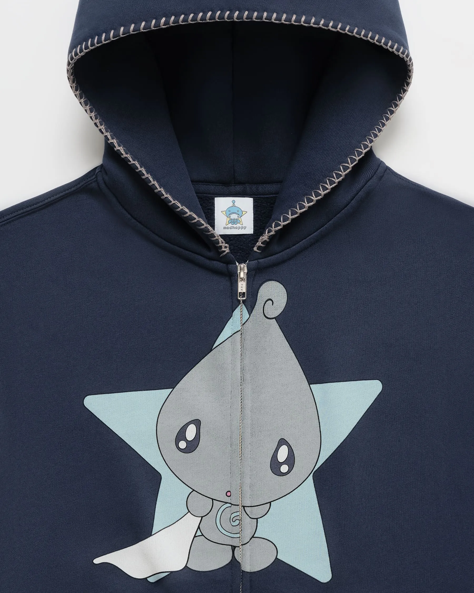 Madhappy & Friends Raindrop Midweight Fleece Zip Up sold by Madhappy product image thumbnail 2