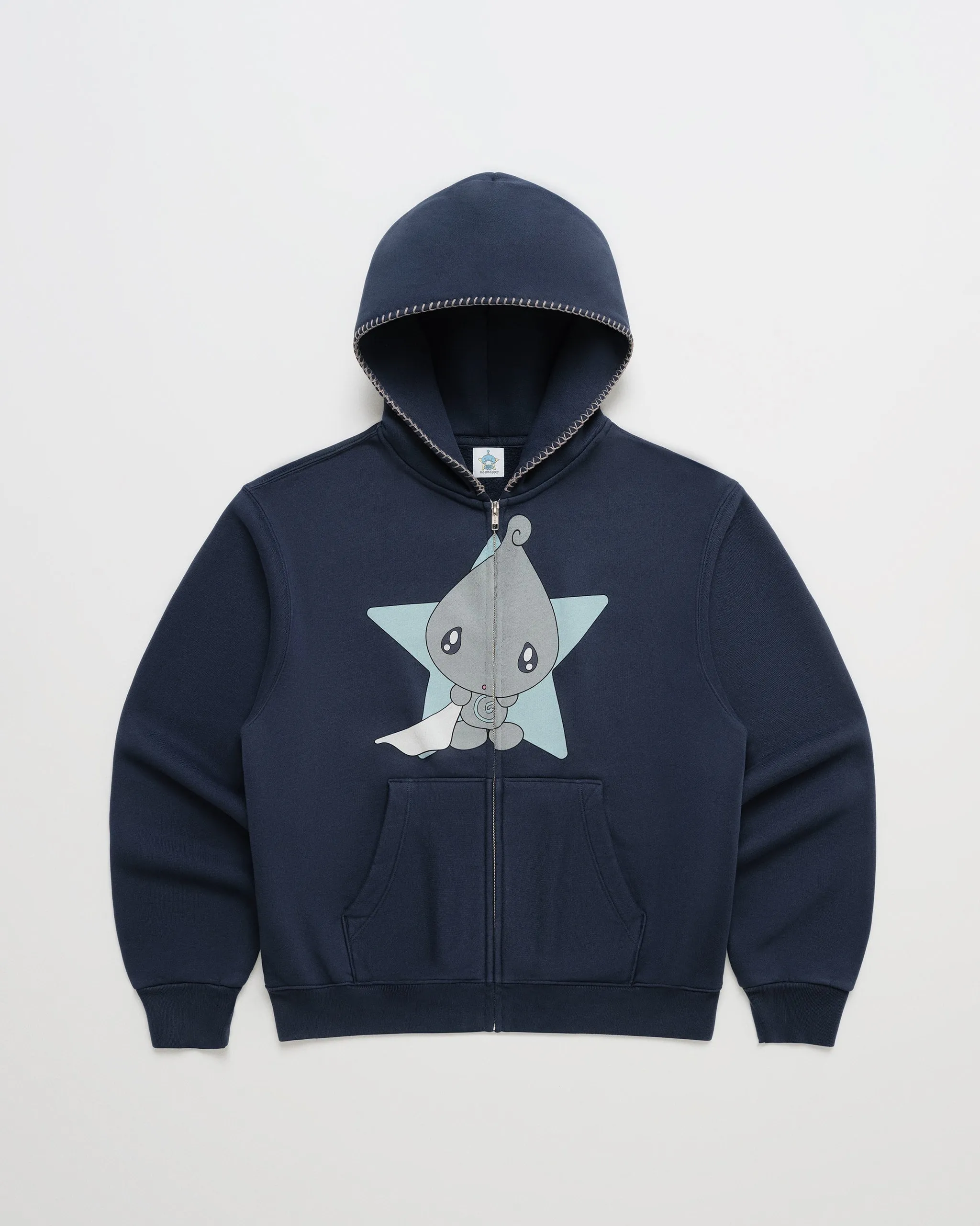 Madhappy & Friends Raindrop Midweight Fleece Zip Up sold by Madhappy