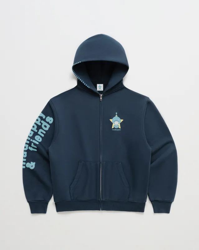 Madhappy & Friends Ferris Wheel Midweight Fleece Zip Up made by Madhappy