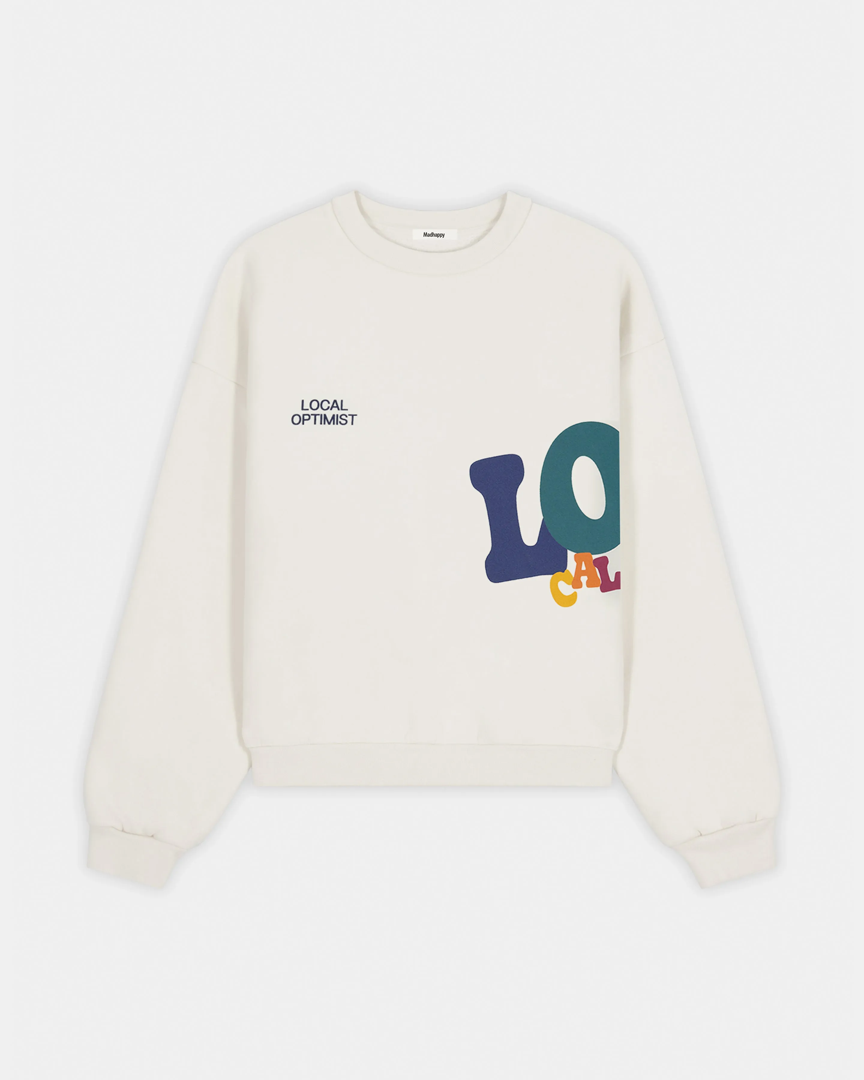 Local Optimist Fleece Crewneck sold by Madhappy