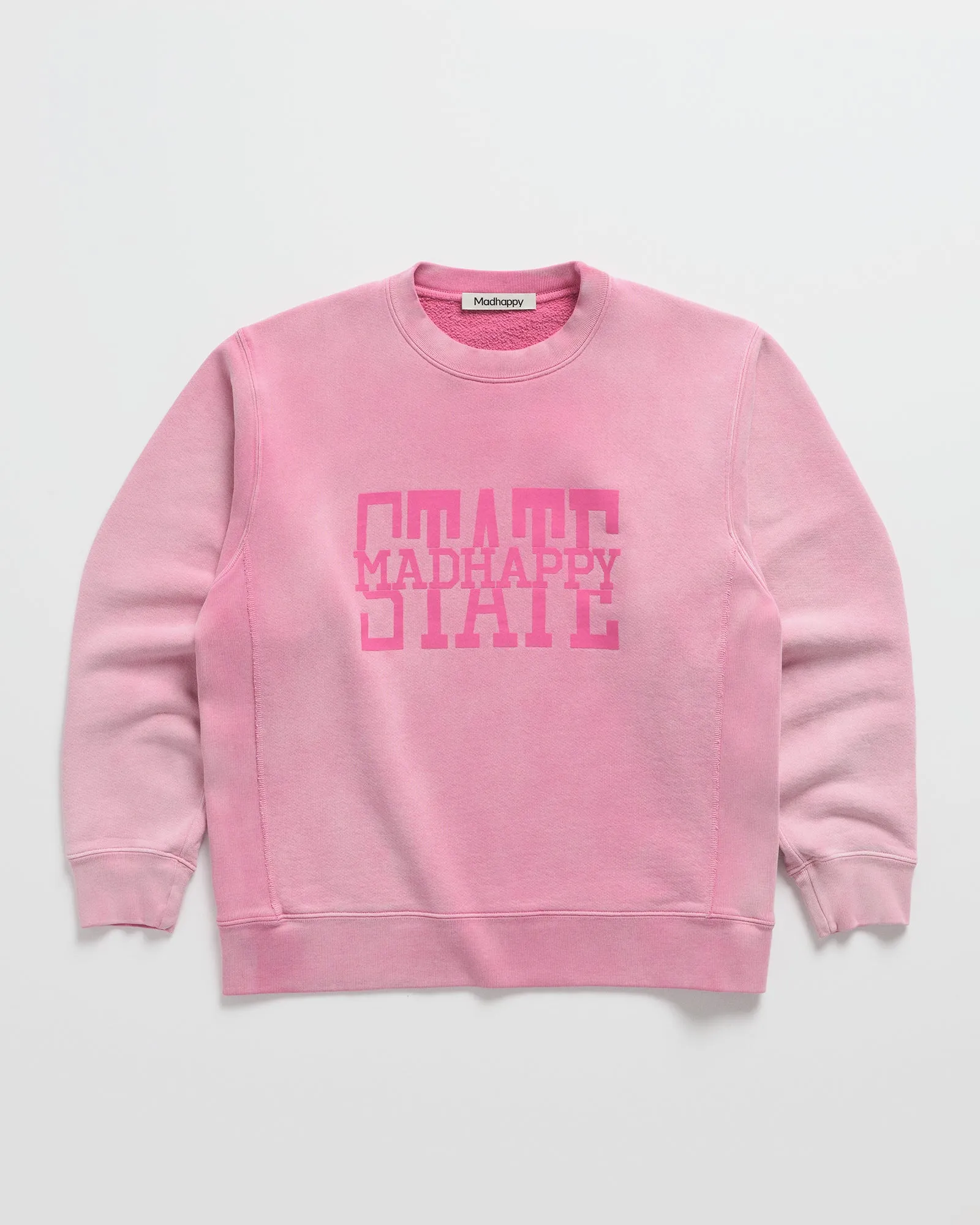 Pink State Crewneck sold by Madhappy