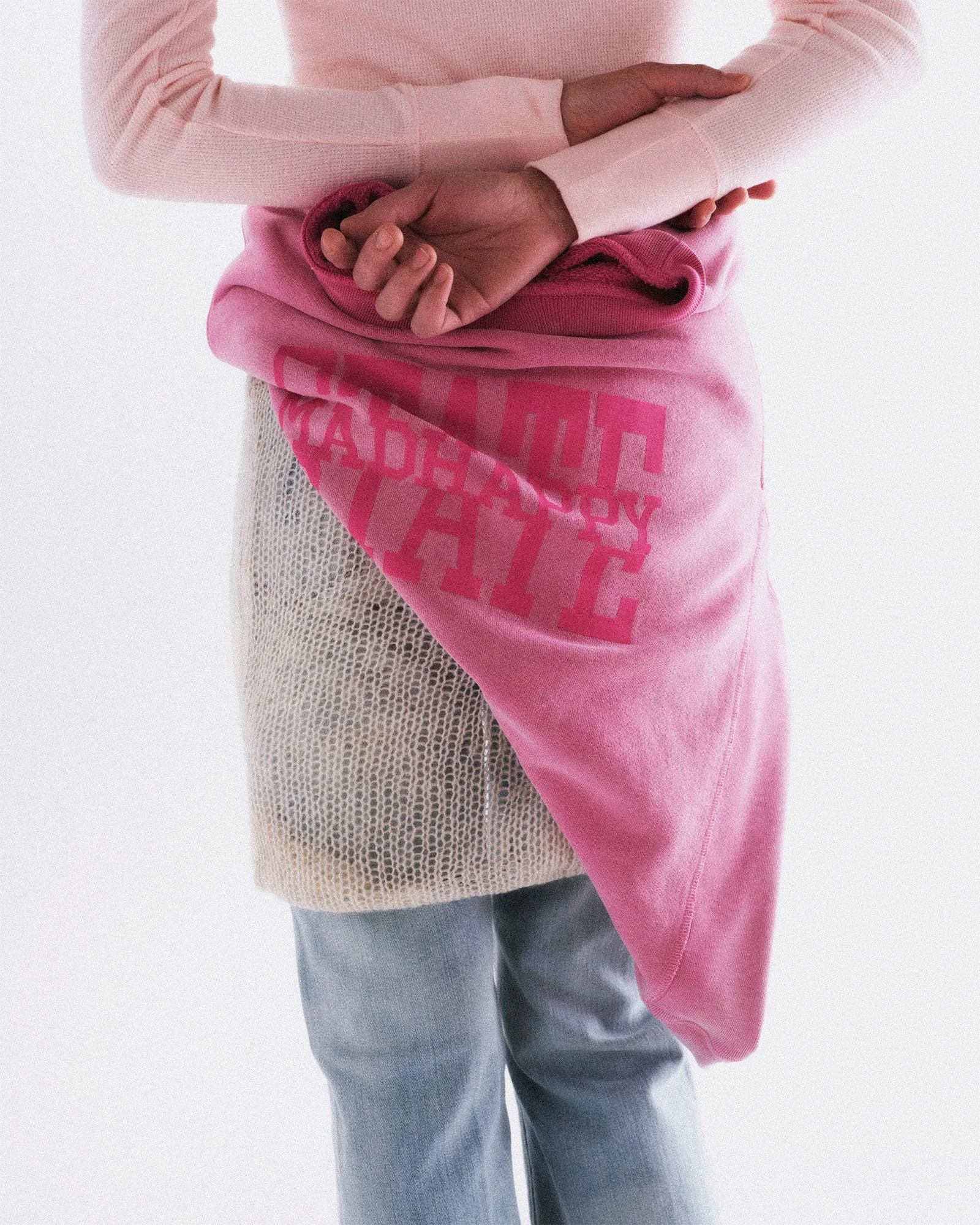 Pink State Crewneck sold by Madhappy product image thumbnail 3