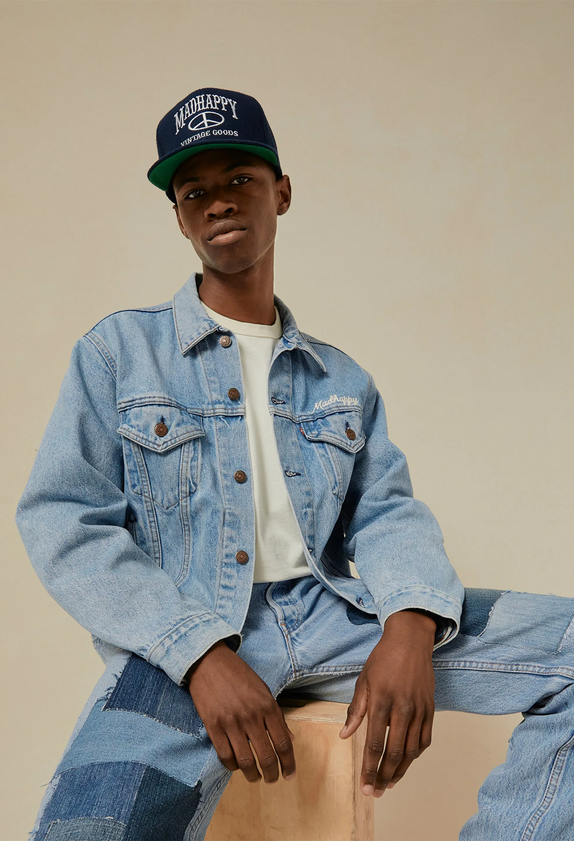 Vintage Goods Repurposed Denim Pant sold by Madhappy product image thumbnail 4