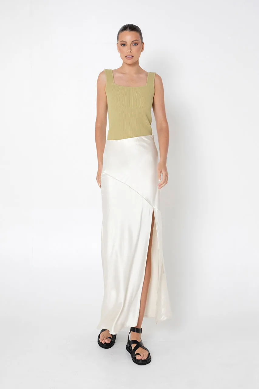 Layla Midi Skirt | Cream sold by Madison product image thumbnail 3