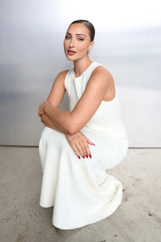 Serena Maxi Dress | White sold by Madison
