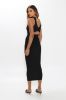 Devon Knit Midi Dress | Black sold by Madison
