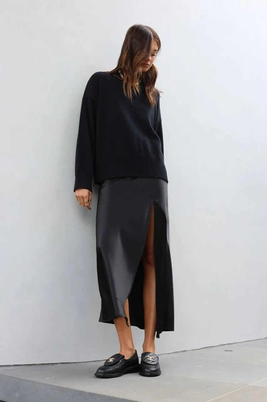 Layla Midi Skirt | Black sold by Madison product image thumbnail 5