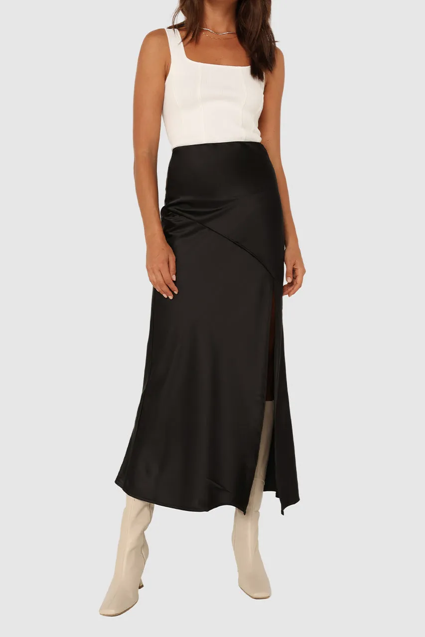 Layla Midi Skirt | Black sold by Madison product image thumbnail 4