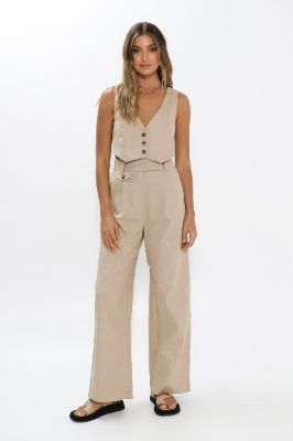 Milly Pants | Tan sold by Madison