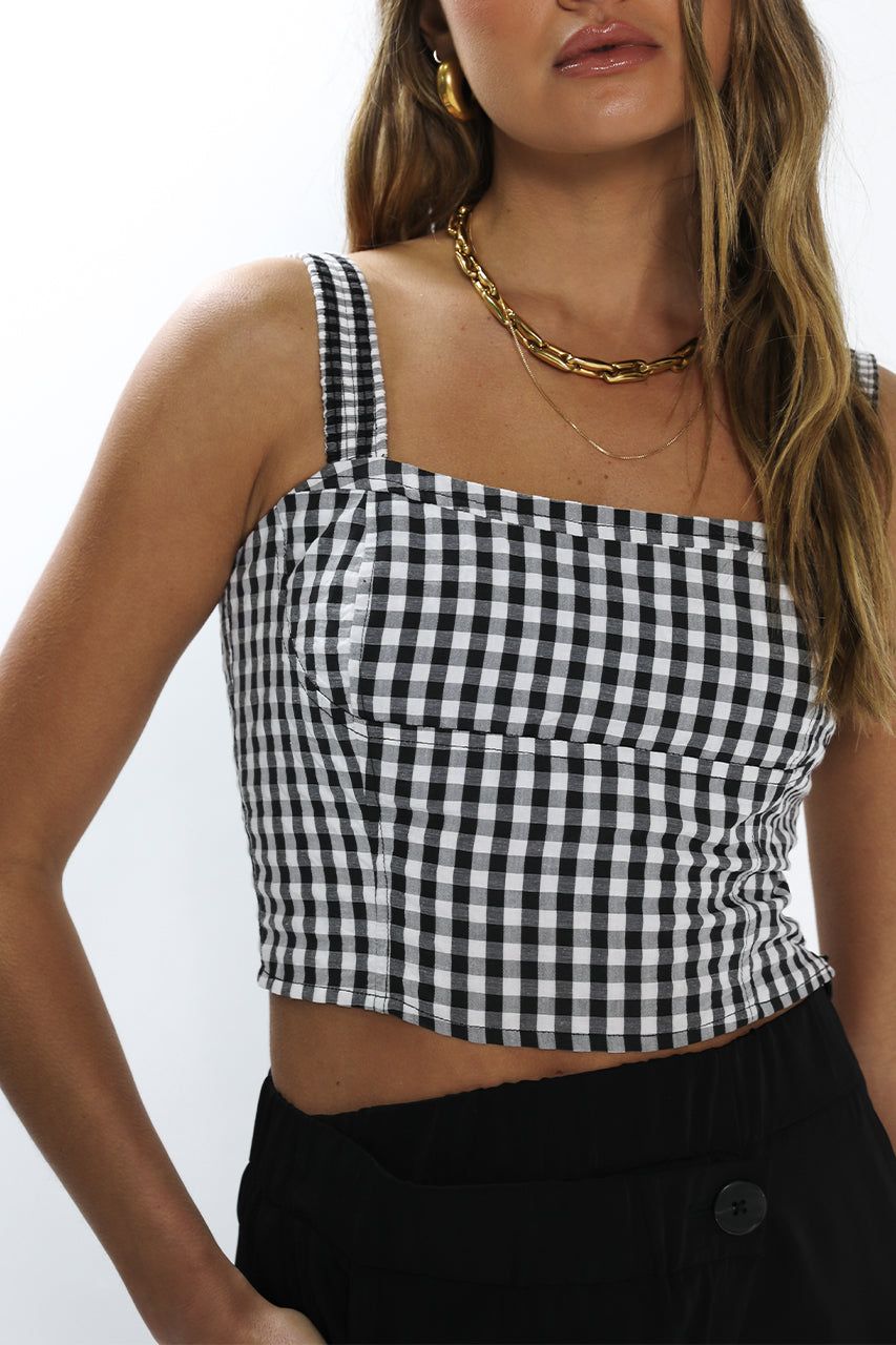 Bambi Top | Gingham sold by Madison product image thumbnail 7