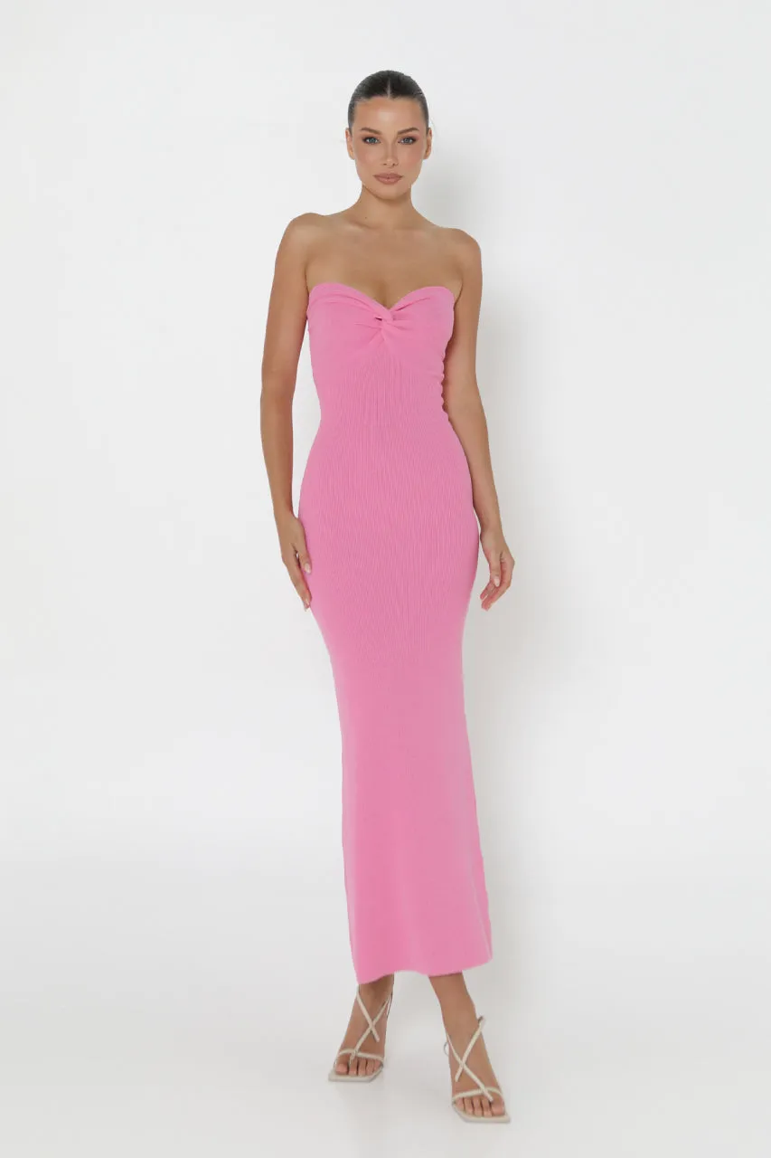 Mae Knit Midi Dress | Pink sold by Madison product image thumbnail 2