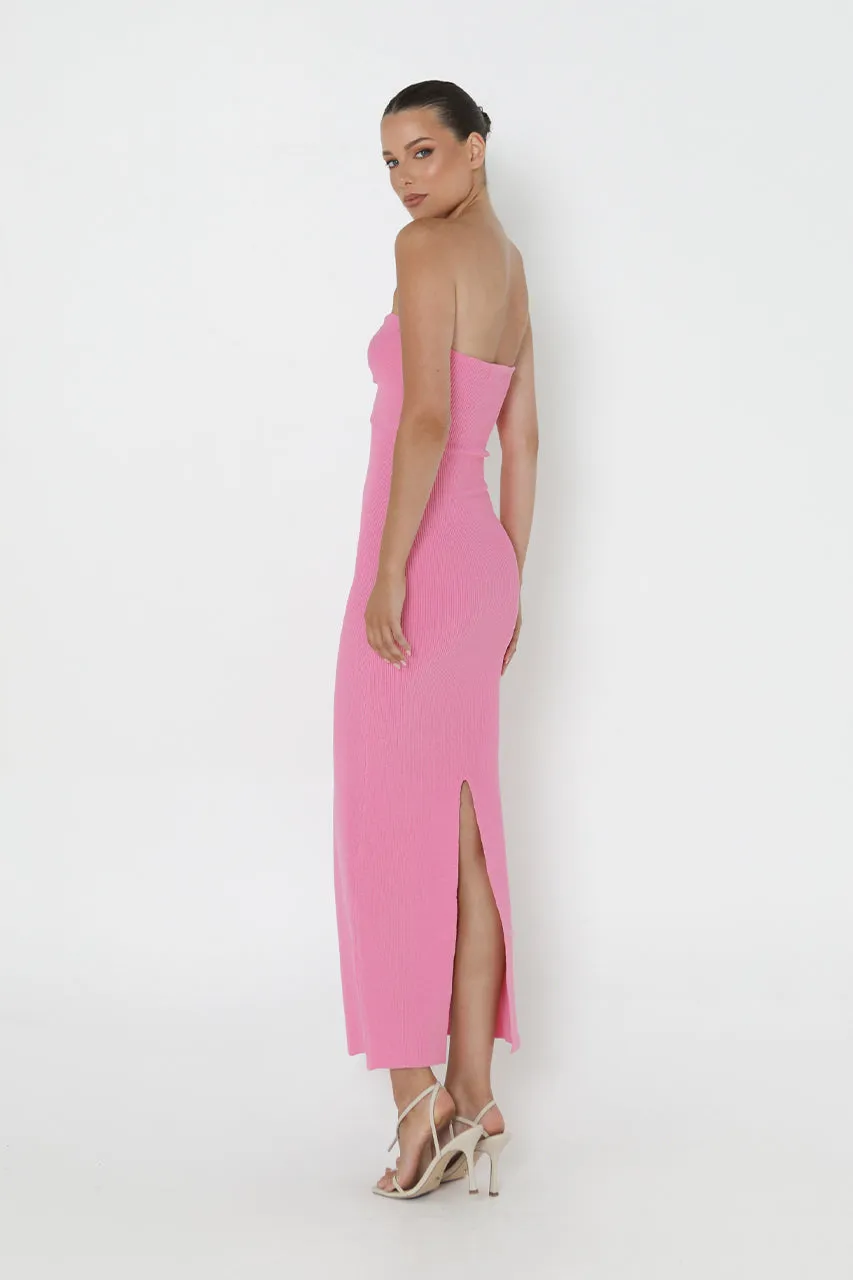 Mae Knit Midi Dress | Pink sold by Madison product image thumbnail 4