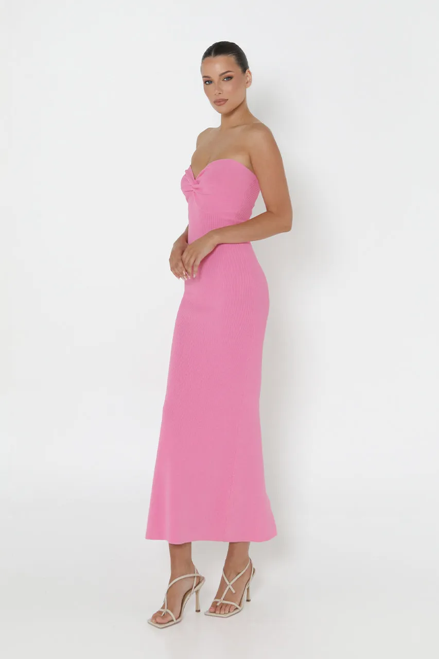 Mae Knit Midi Dress | Pink sold by Madison product image thumbnail 3