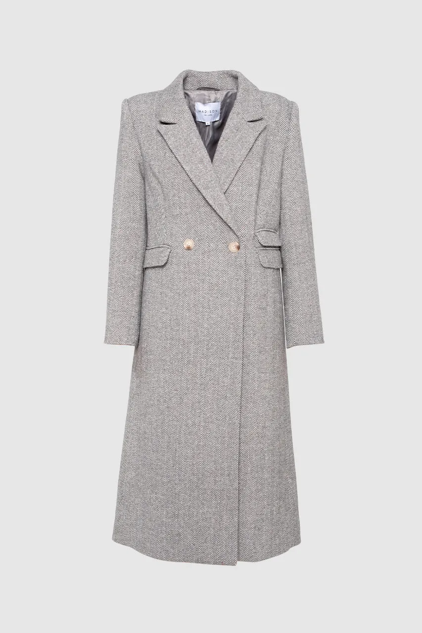 Alexander Coat | Grey sold by Madison