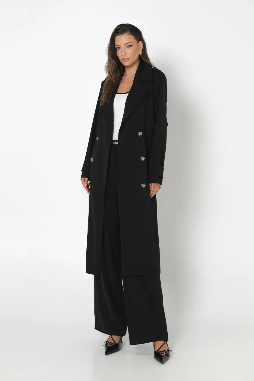 Marissa Trench Coat | Black sold by Madison product image thumbnail 5