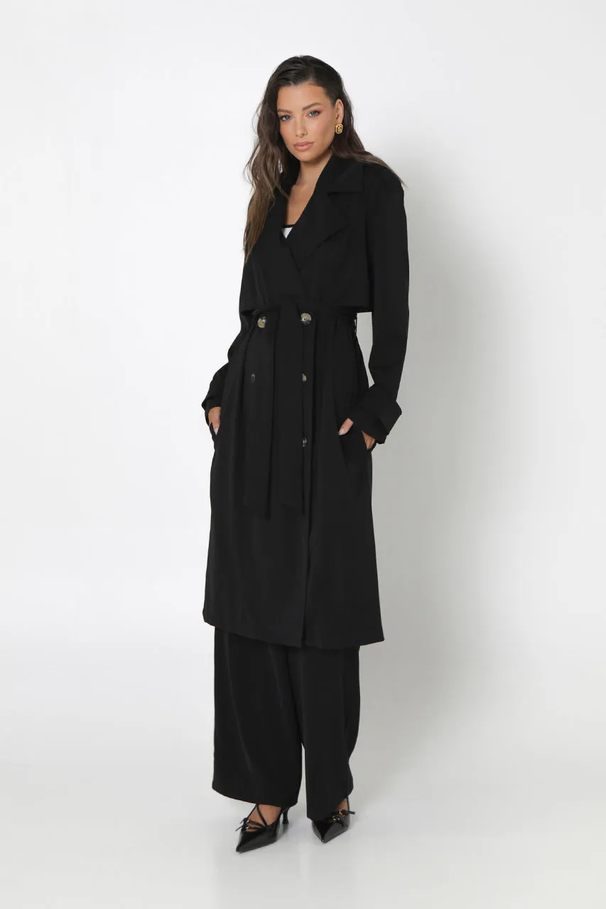 Marissa Trench Coat | Black sold by Madison product image thumbnail 2