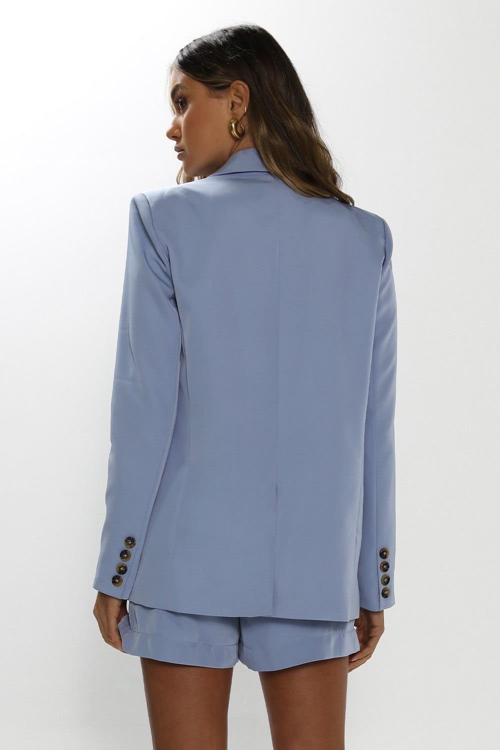 Giselle Blazer | Pastel Blue sold by Madison product image thumbnail 3