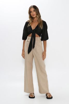 Miray Crop | Black sold by Madison