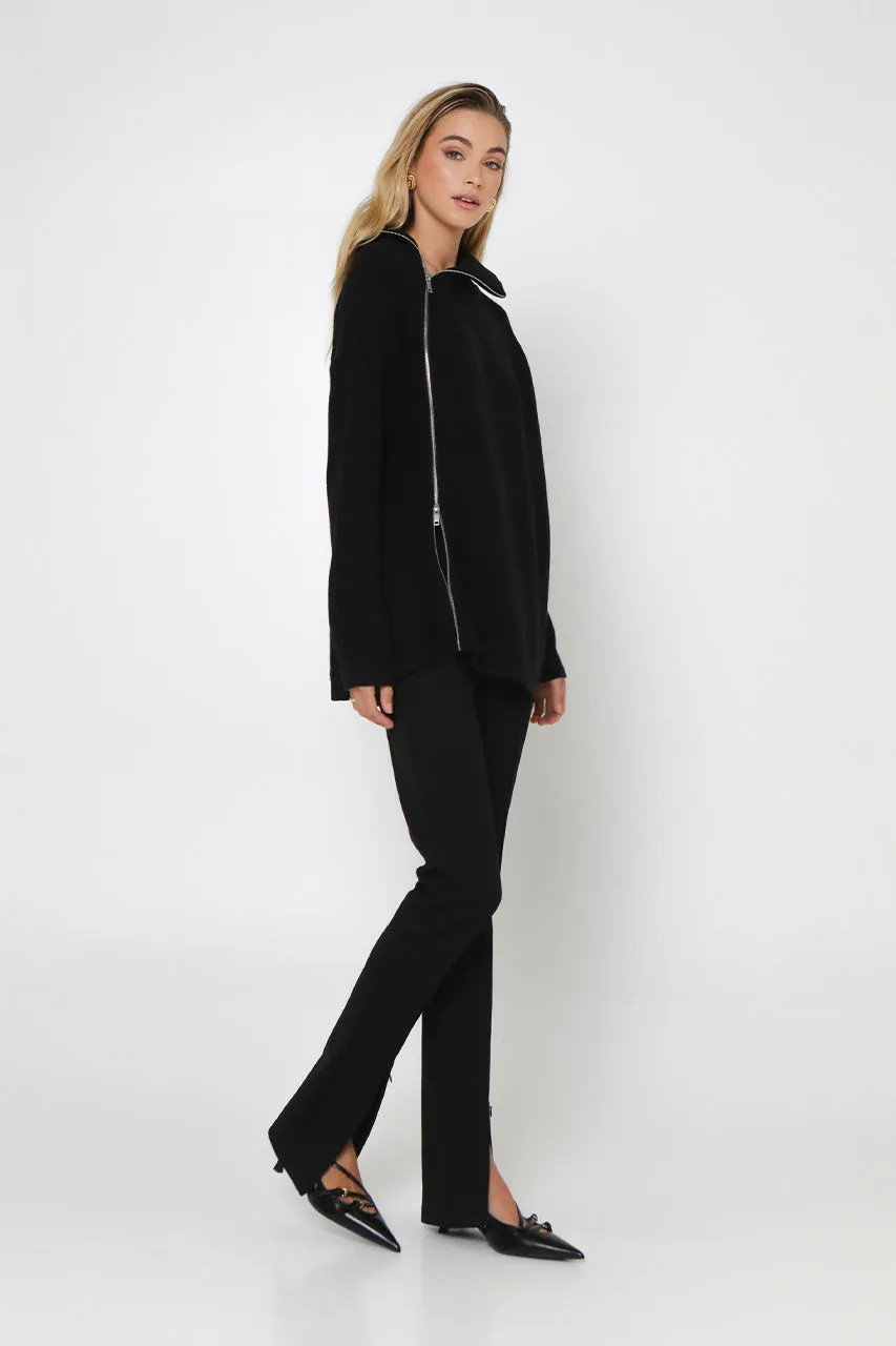 Reuben Knit Jumper | Black sold by Madison product image thumbnail 2