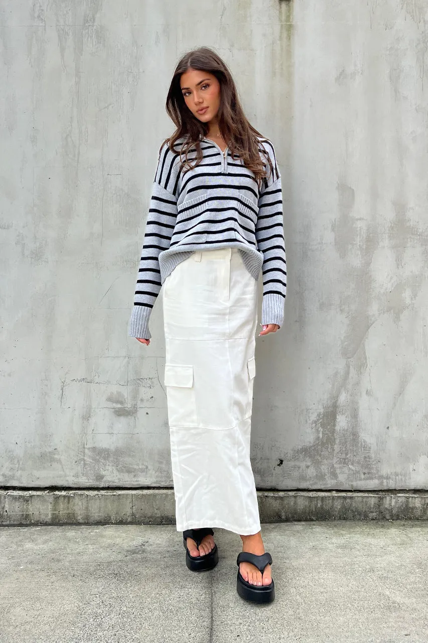 Aspen Knit Jumper | Grey/Black sold by Madison product image thumbnail 2