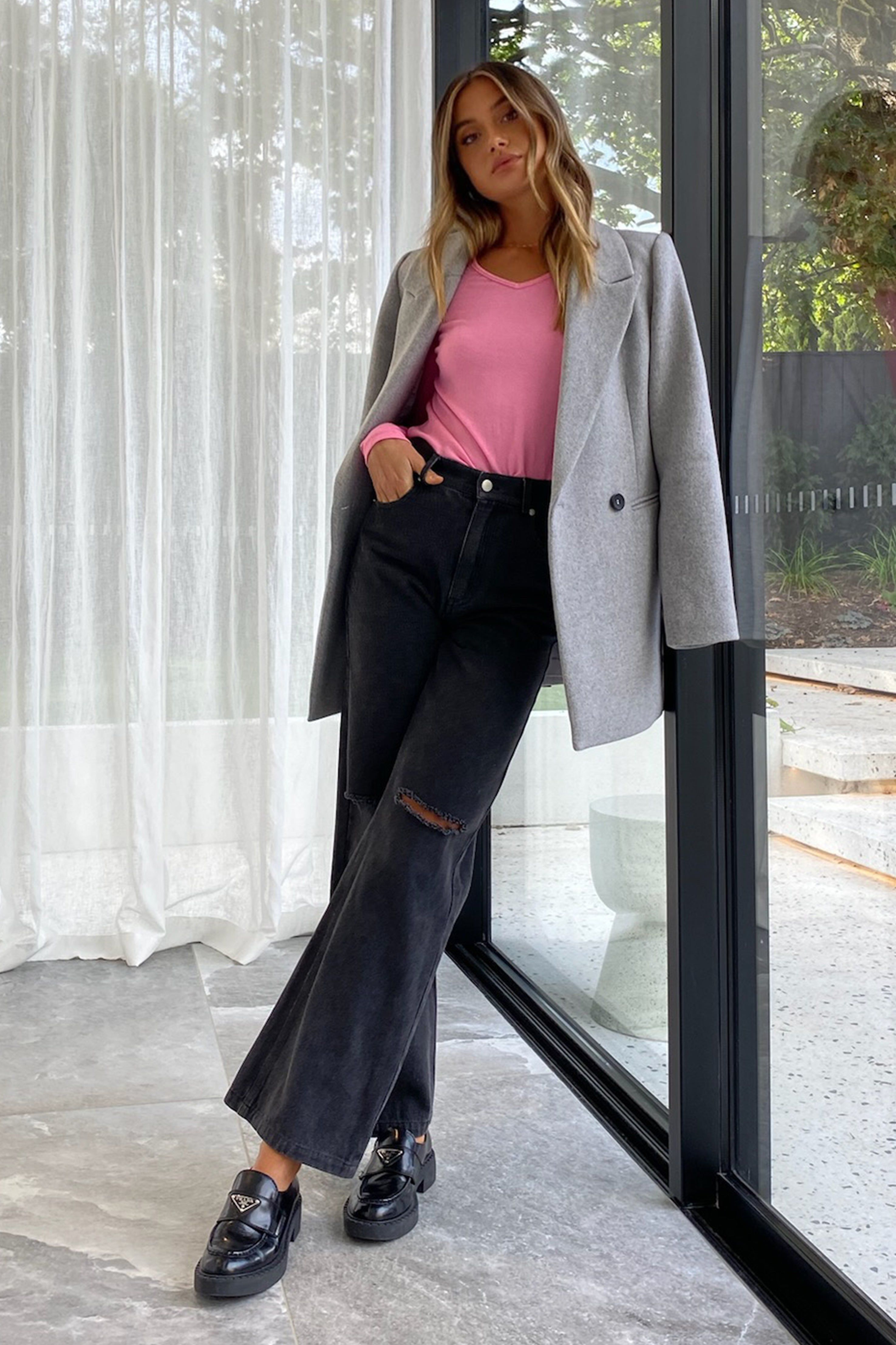 Britney Jacket | Grey sold by Madison product image thumbnail 2